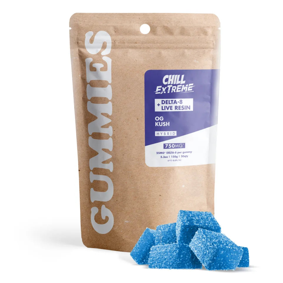 Chill Extreme D8 Live Resin Gummies 30ct