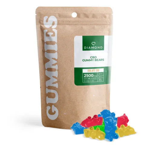 Diamond CBD Isolate Gummies 2500mg