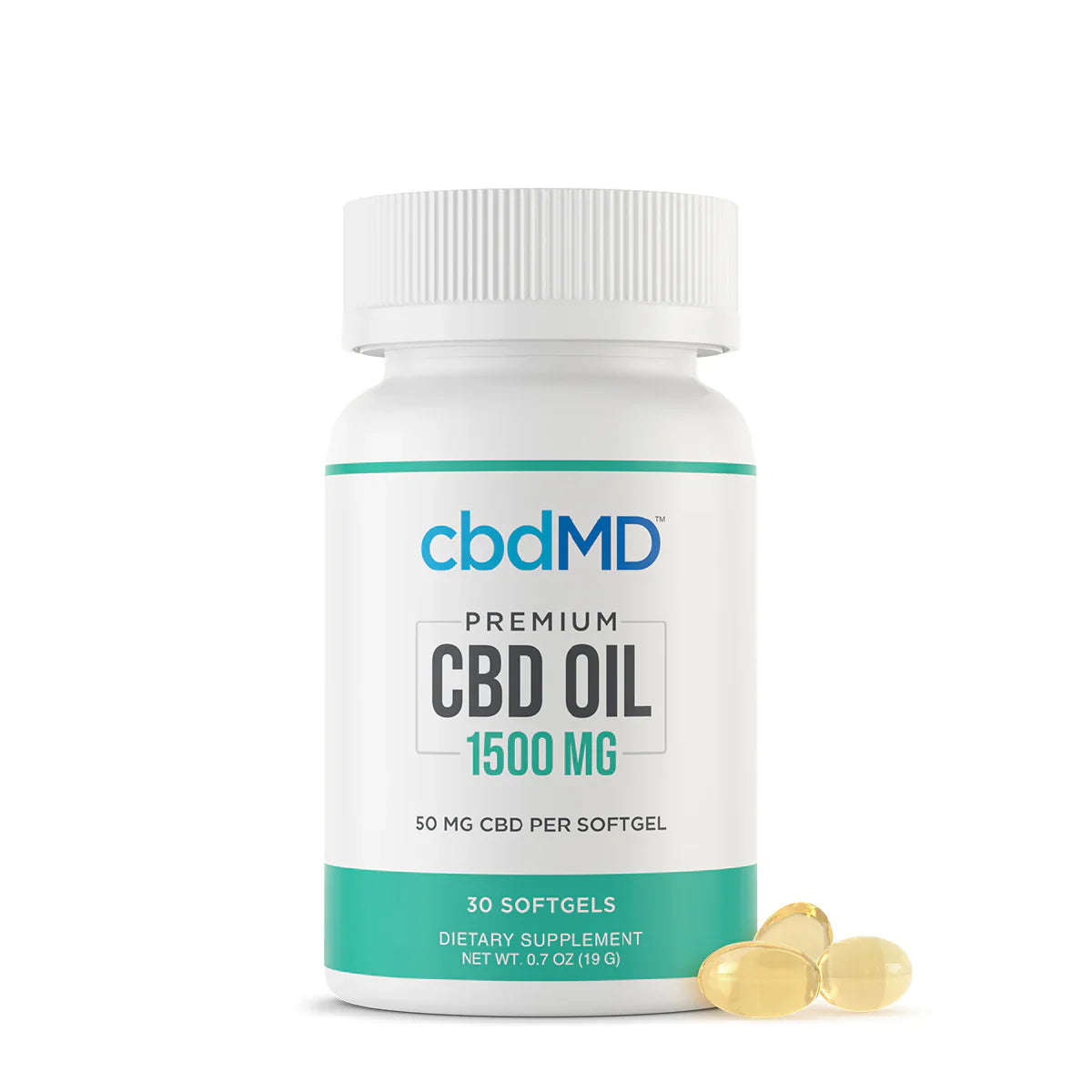 cbdMD Broad Spectrum CBD Softgels