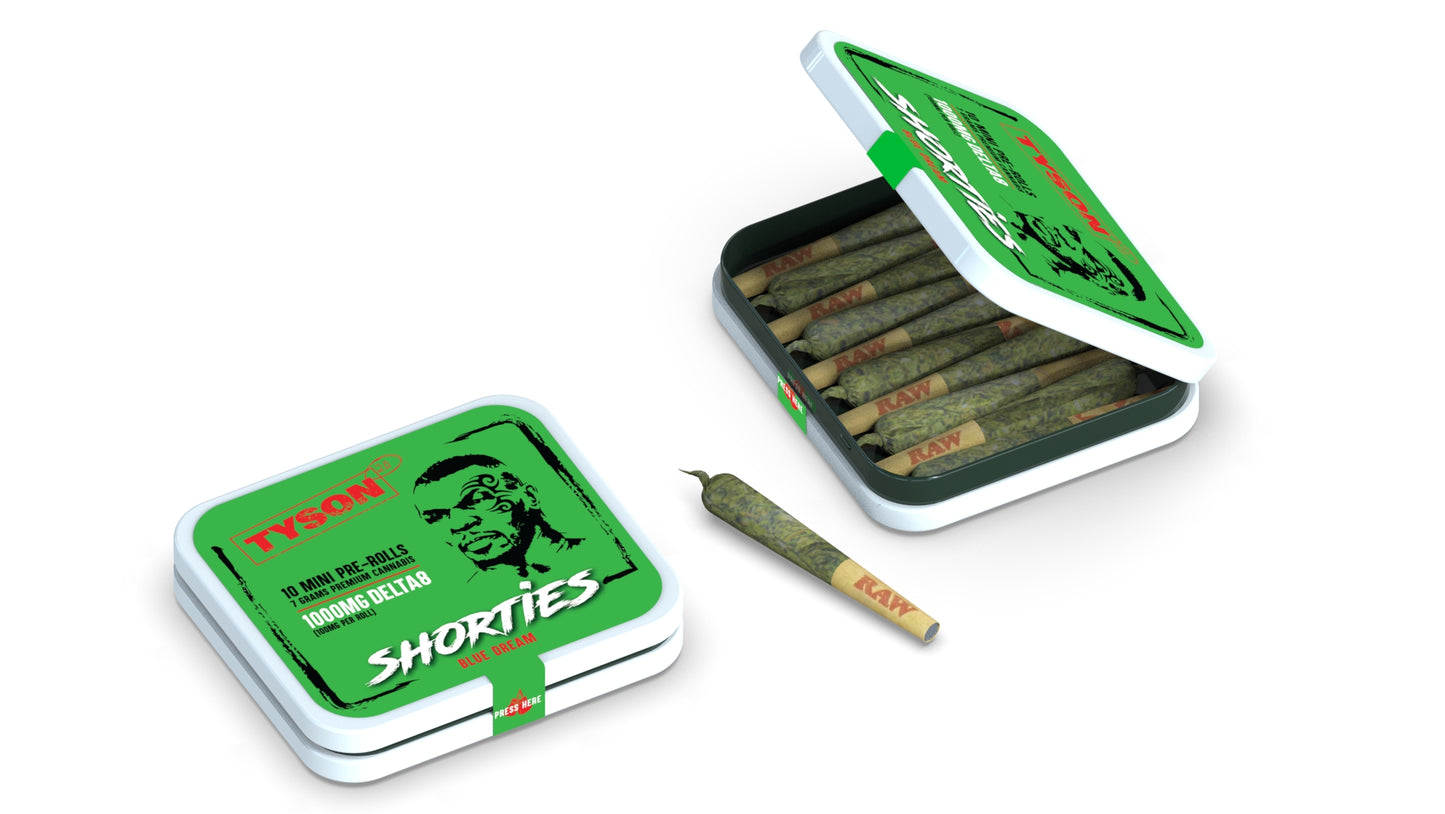 Tyson 2.0 D8 Shorties 1000MG (BOX OF 10)