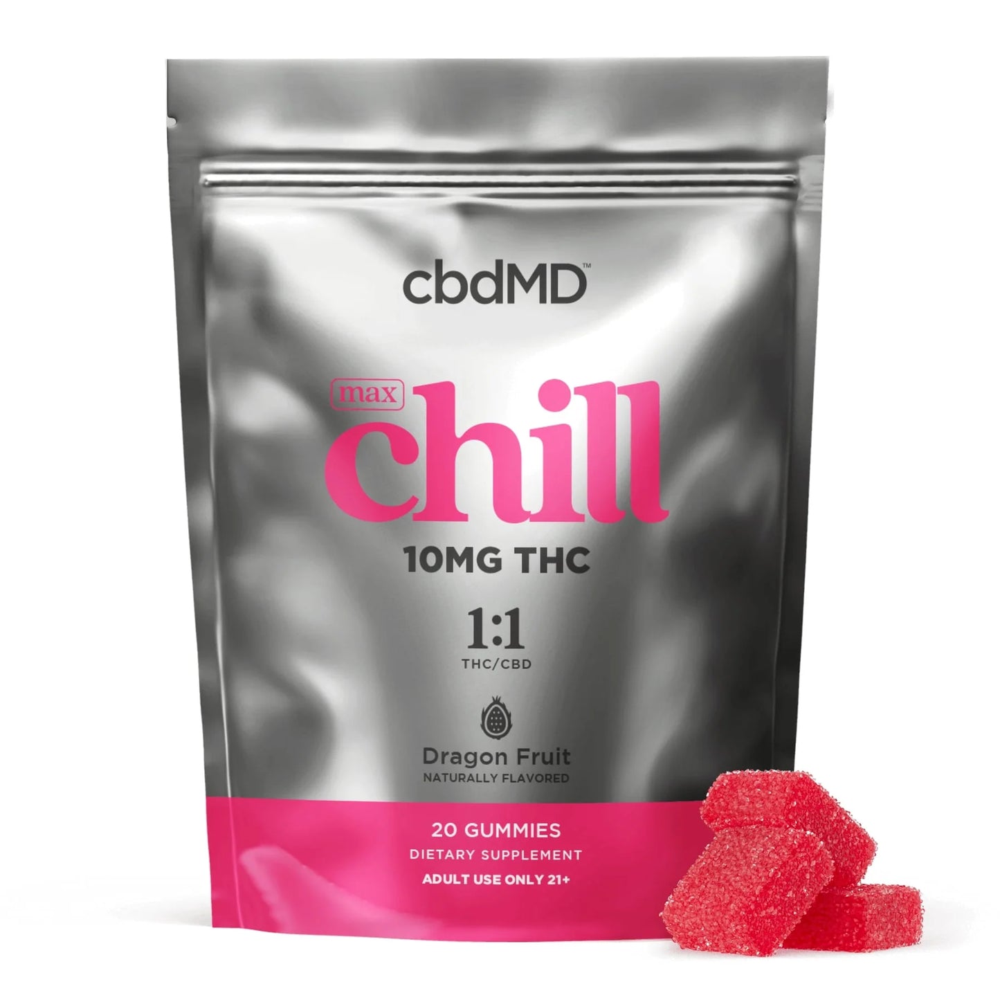 cbdMD Delta 9 THC Chill Gummies THC + CBD