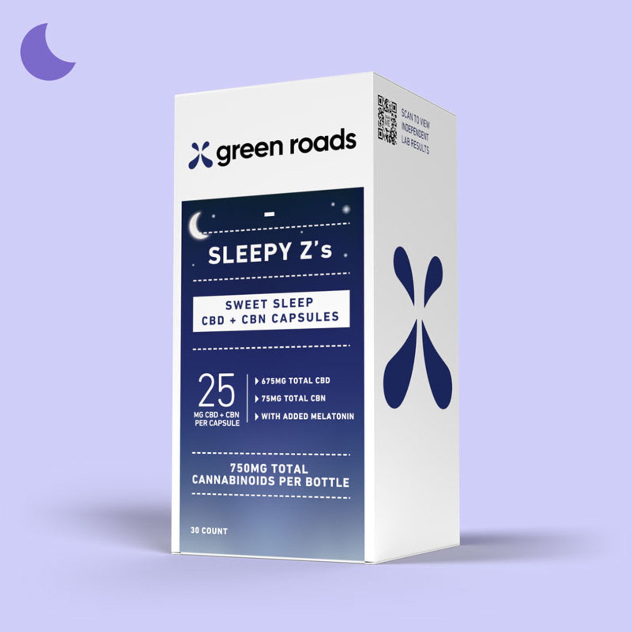 Green Roads Sweet Sleep CBD Capsules - (30ct) 750mg (PACK OF 4)