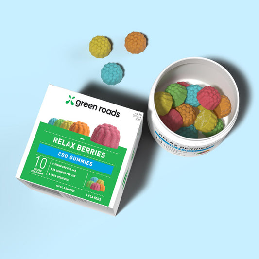 Green Roads CBD Relax Berries - (30ct) 300mg Original (4 Pack)