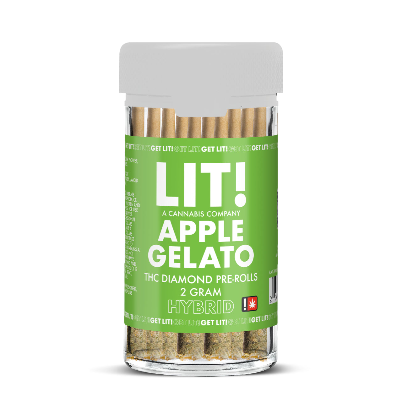 LIT THC Liquid Diamonds Pre Rolls – 10 Count