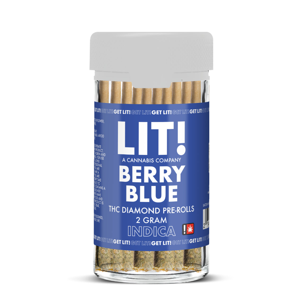 LIT THC Liquid Diamonds Pre Rolls – 10 Count