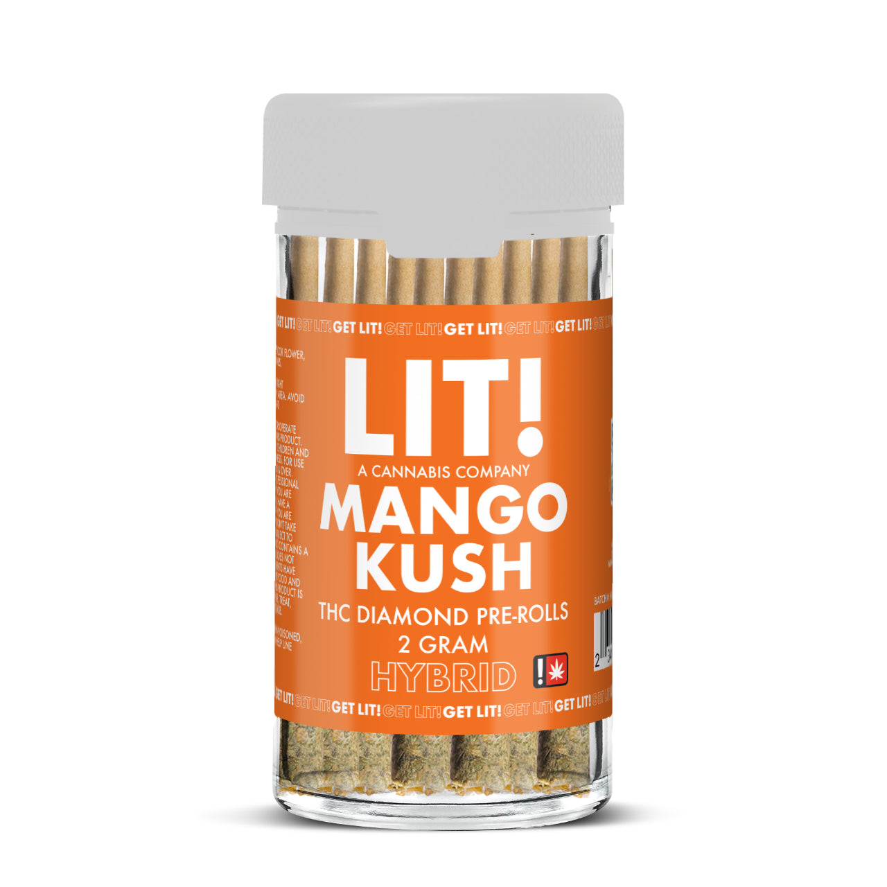 LIT THC Liquid Diamonds Pre Rolls – 10 Count
