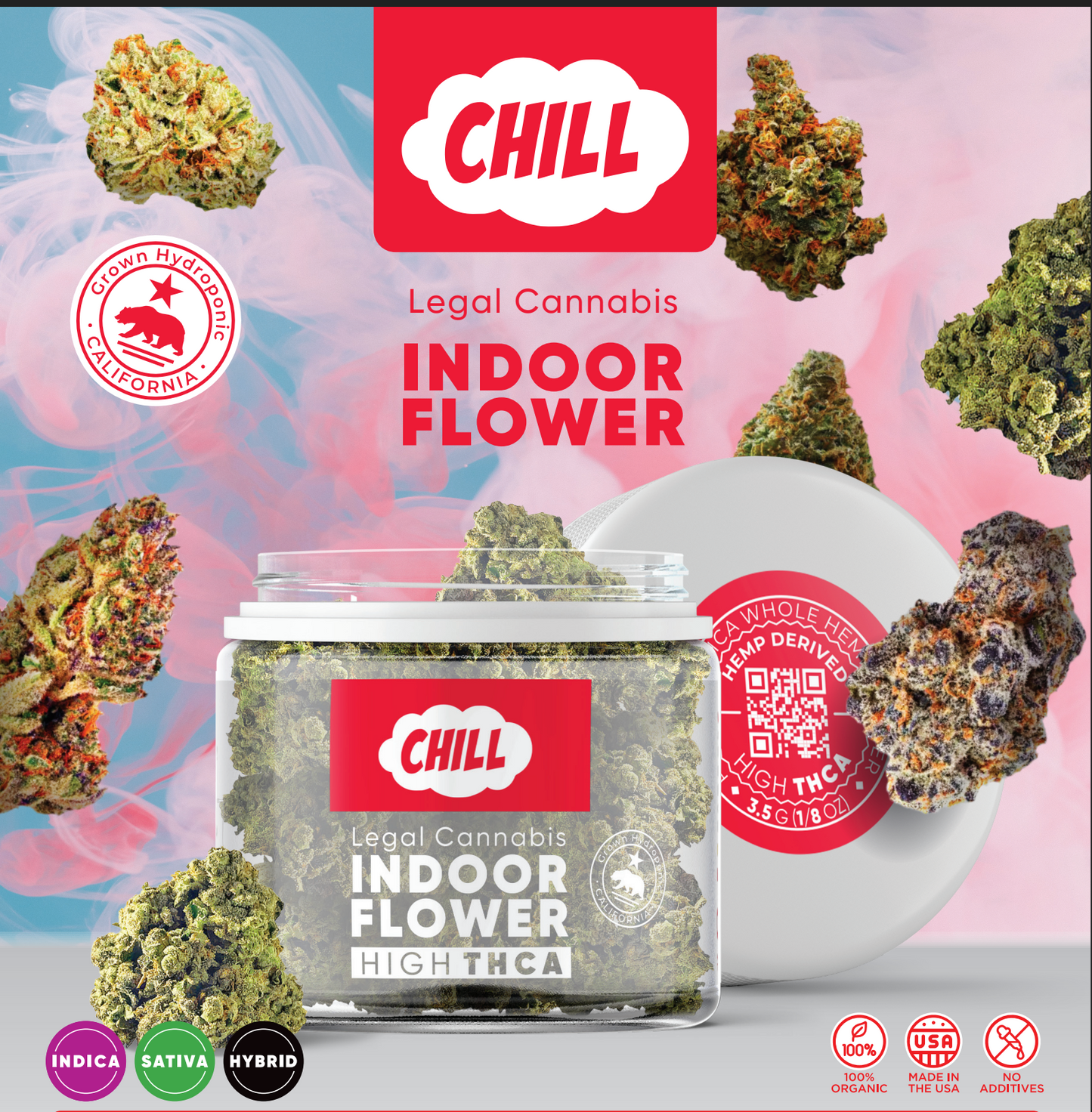 Chill THCA Flower Jar 3.5G Exotics