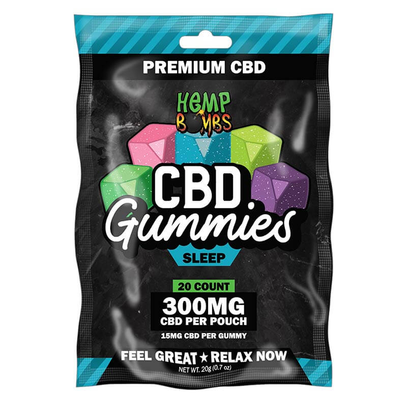 Hemp Bombs CBD Gummies for Sleep (PACK OF 6 AND 12)
