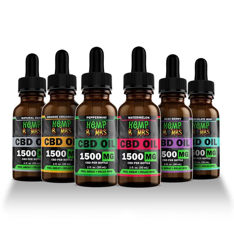 Hemp Bombs CBD Oil (PACK OF 6)