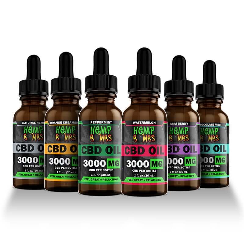 Hemp Bombs CBD Oil (PACK OF 6)