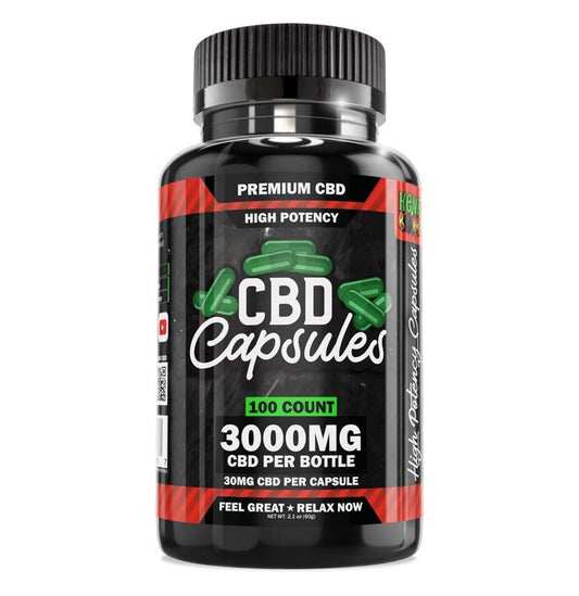 Hemp Bombs High Potency CBD Capsules (PACK OF 6)