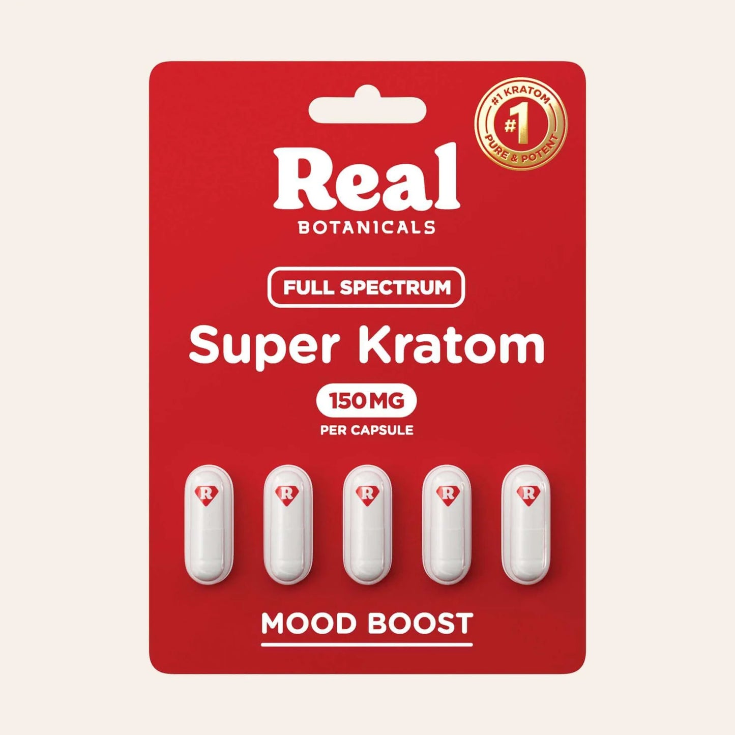 Real Botanicals Super Kratom Mood Boost Capsules
