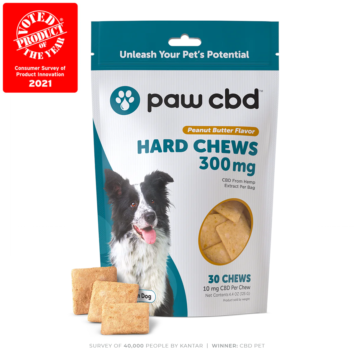 Paw CBD Broad Spectrum CBD Dog Hard Chews