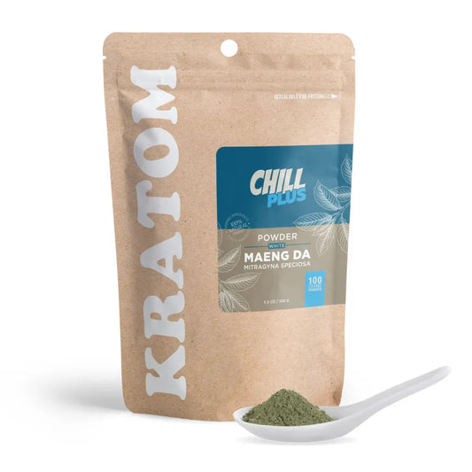 Chill Plus 100g Kratom Powder - White Maeng Da