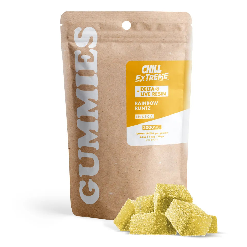 Chill Extreme D8 Live Resin Gummies 30ct