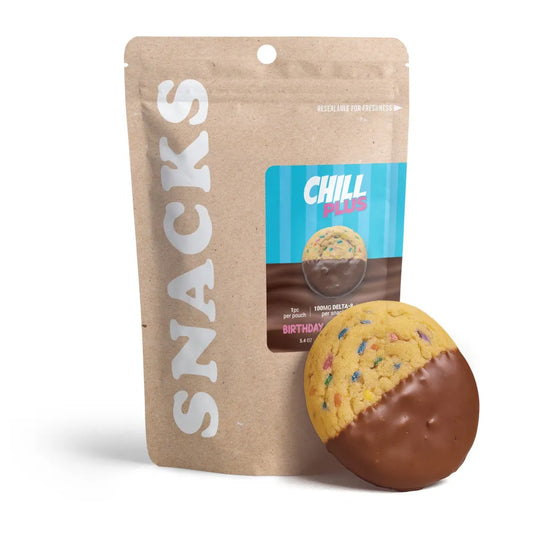 Chill Plus 100mg Delta 8 Birthday Cake Cookie