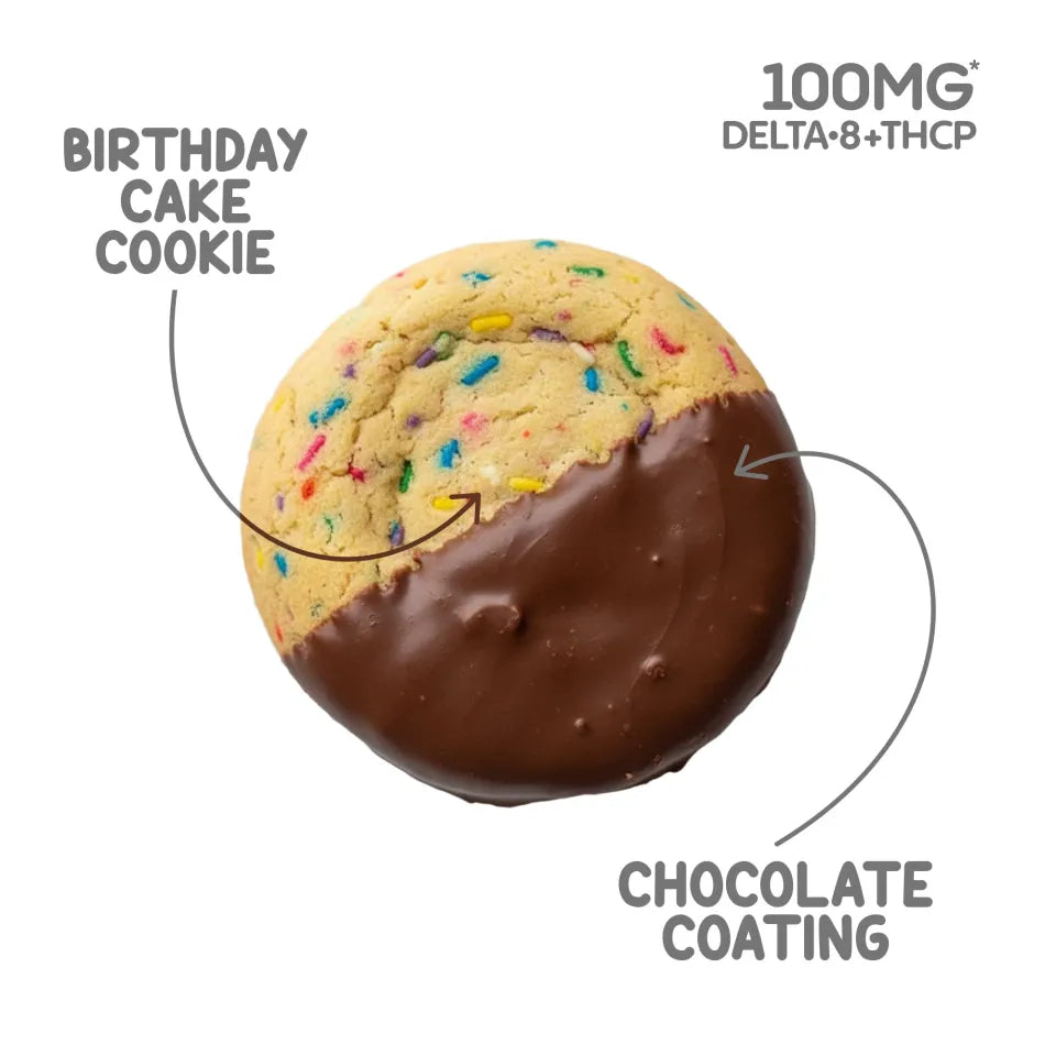 Chill Plus 100mg Delta 8 Birthday Cake Cookie
