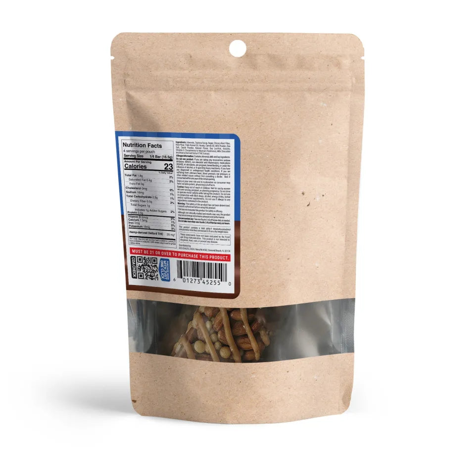 Chill Plus 100mg Delta 8 Caramel Almond & Sea Salt Nut Bar