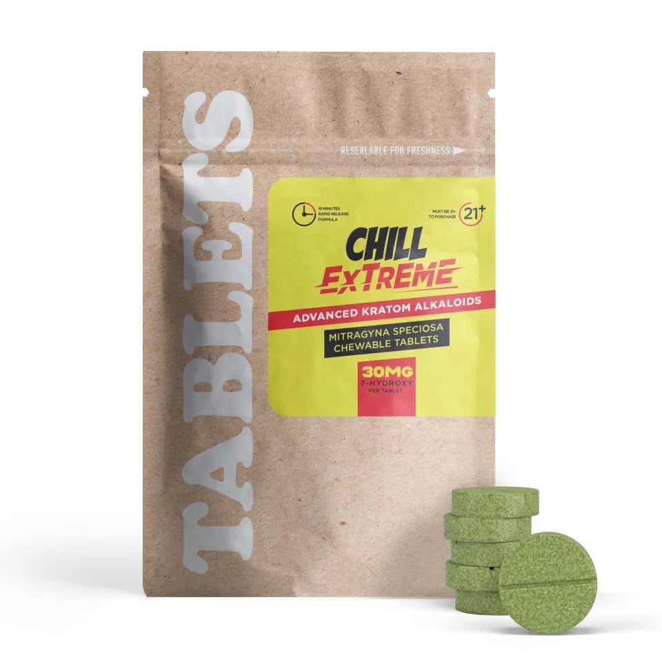 Chill Extreme 30mg 7-Hydroxy Tablets - Mint