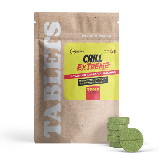 Chill Extreme 30mg 7-Hydroxy Tablets - Mint