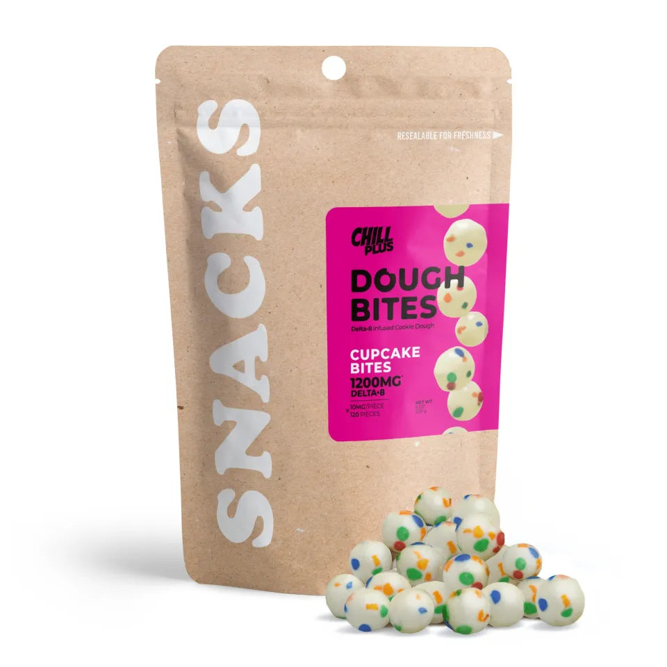 Chill Plus 10mg Delta 8 Dough Bites Double Chocolate Chip Bites