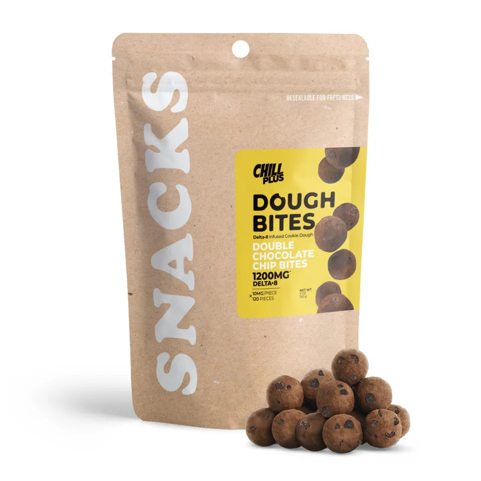 Chill Plus 10mg Delta 8 Dough Bites Double Chocolate Chip Bites