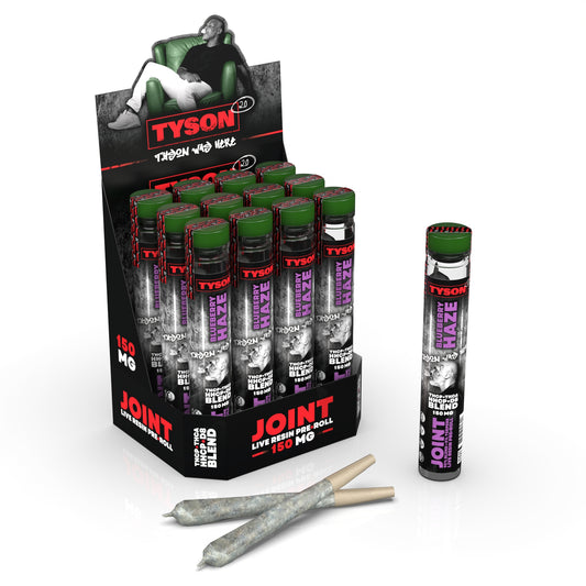 Tyson 2.0 Joints Live Resin 150MG (BOX OF 12)