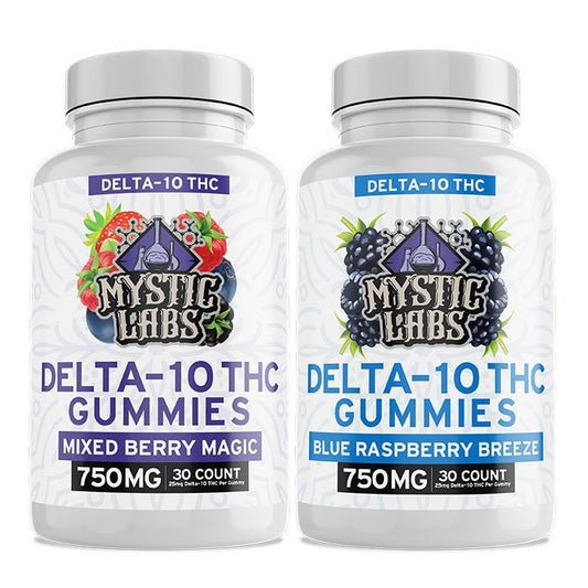 Mystic Labs 30ct Delta 10 Gummies 750mg (PACK OF 6)