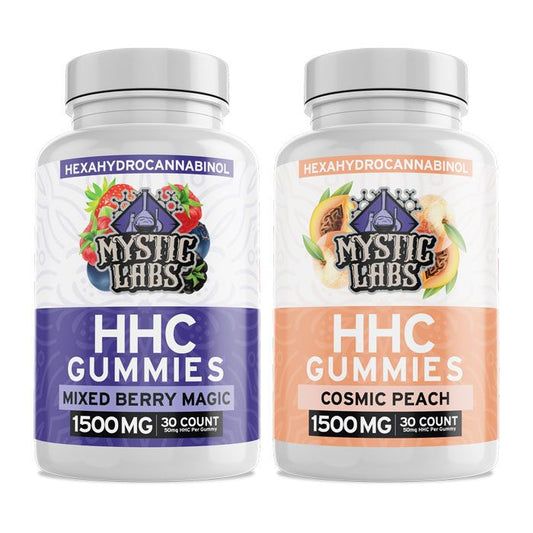 Mystic Labs 30ct HHC Gummies 1500mg (PACK OF 6)