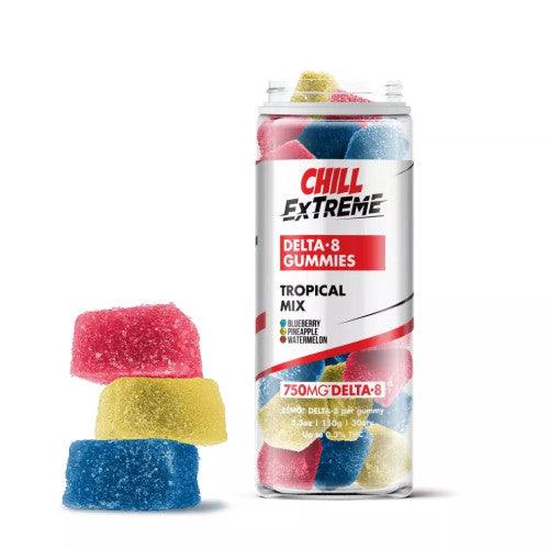Chill Extreme Delta-8 Square Gummy 750mg 30ct