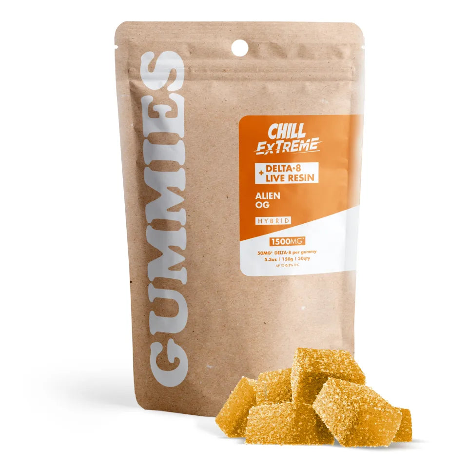 Chill Extreme D8 Live Resin Gummies 30ct