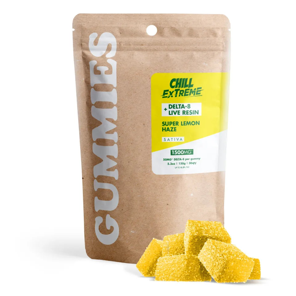 Chill Extreme D8 Live Resin Gummies 30ct