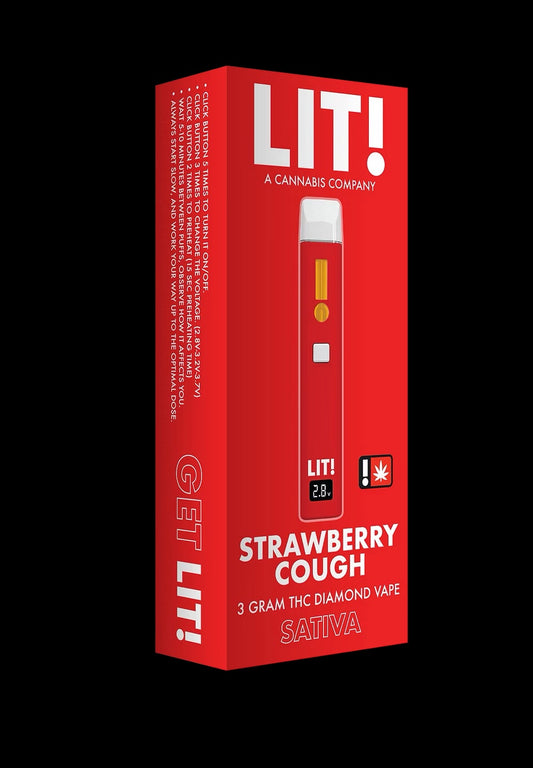 LIT THC Diamond 3g Disposable Vape (BOX OF 5)
