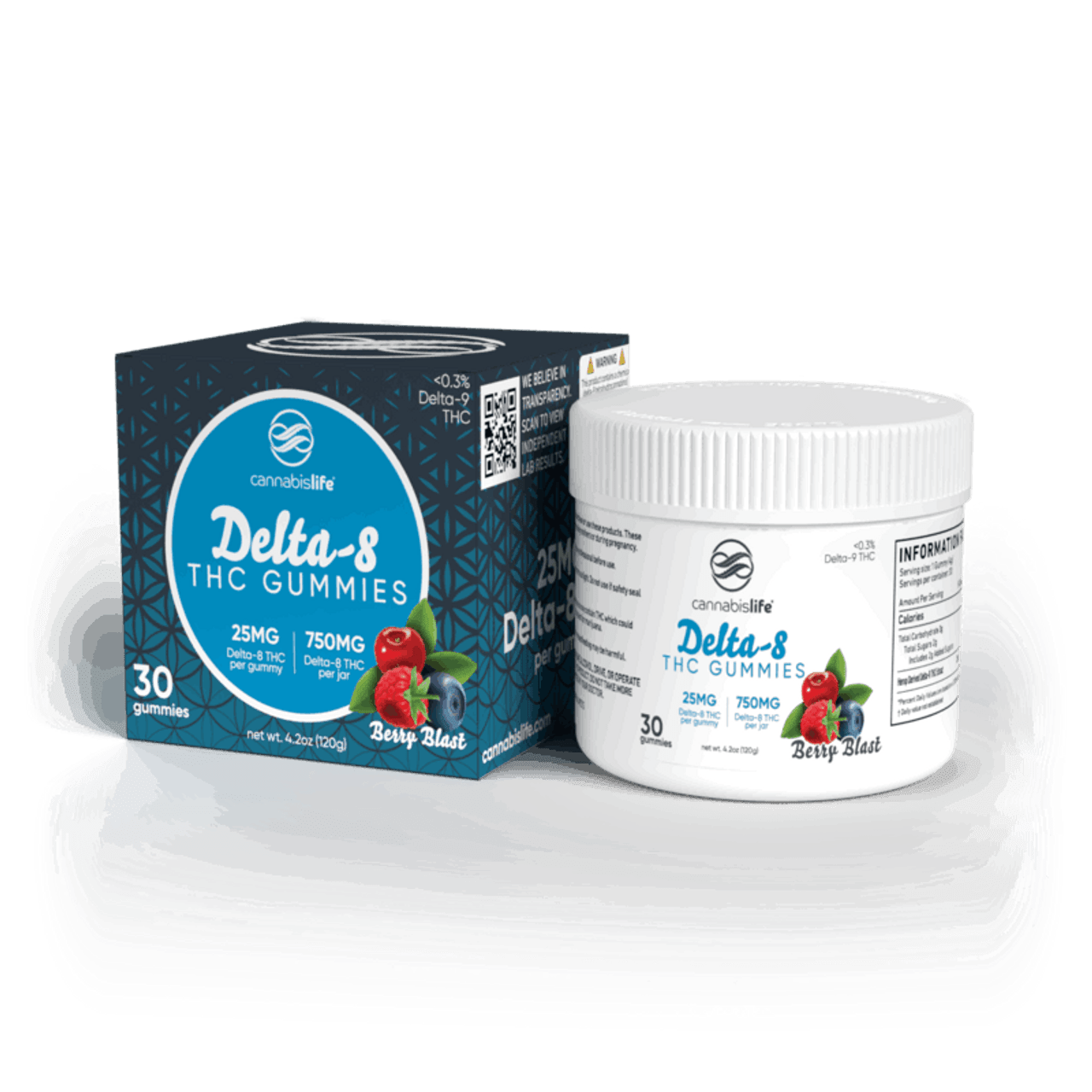 Cannabis Life Delta-8 THC Original Gummies - (30ct) 750mg (4 Pack)