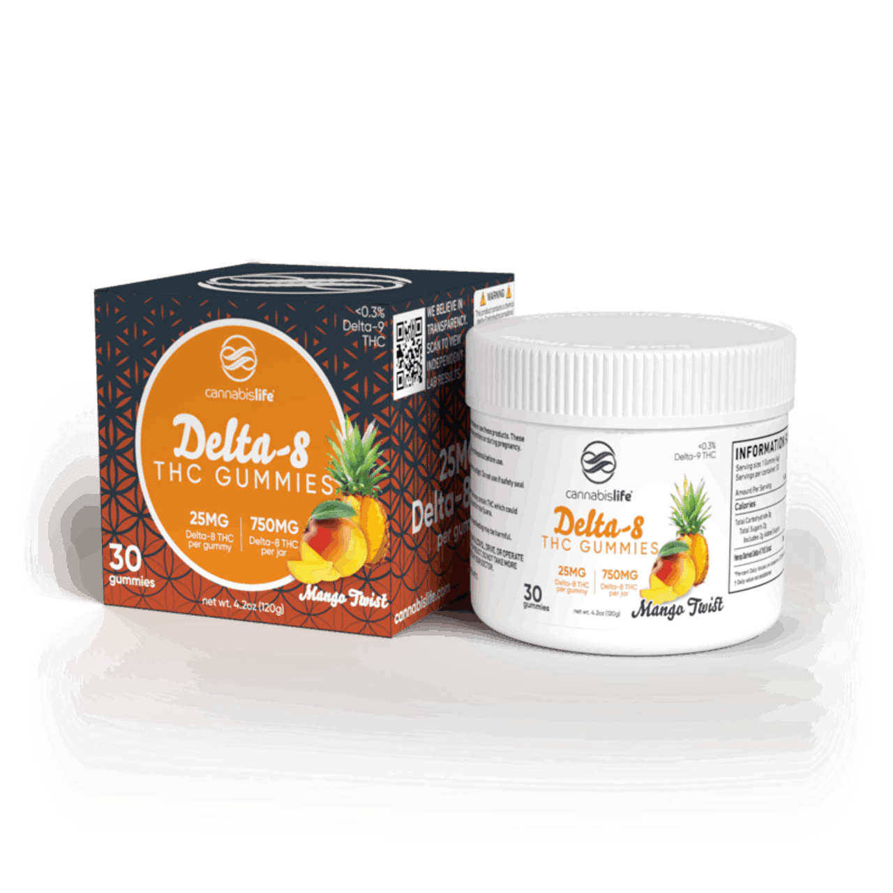 Cannabis Life Delta-8 THC Original Gummies - (30ct) 750mg (4 Pack)