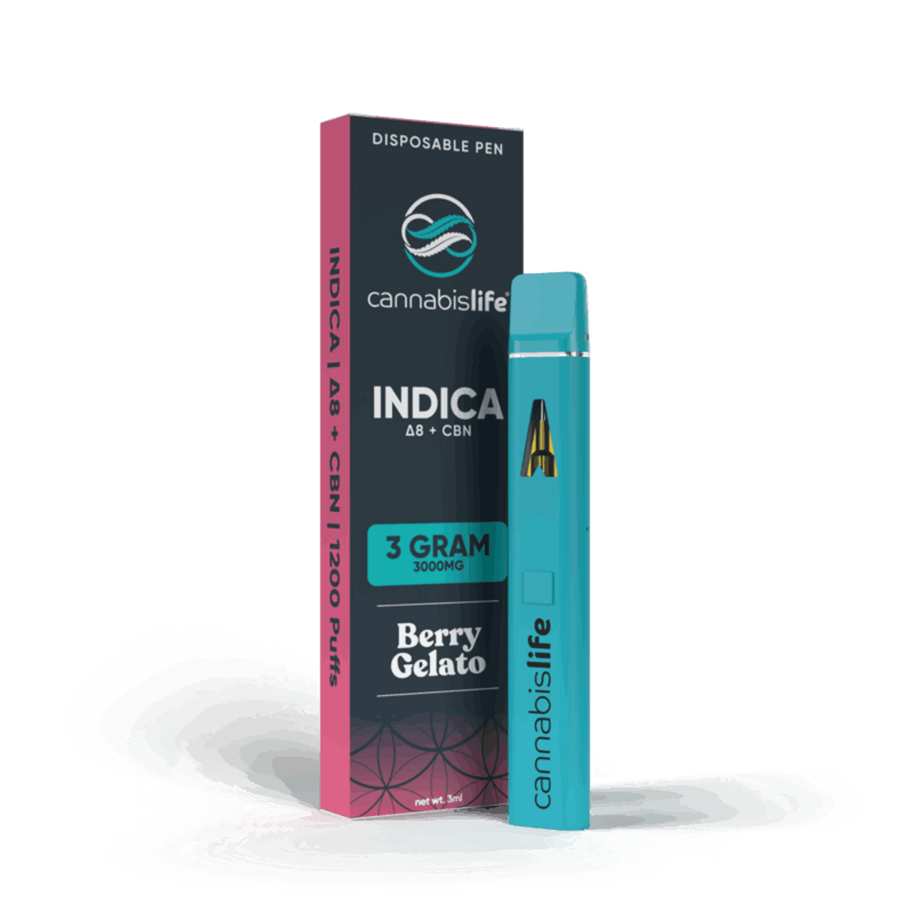 Cannabis Life Delta-8 + CBN Disposable Vape Pen - (3ML) (5 pack)