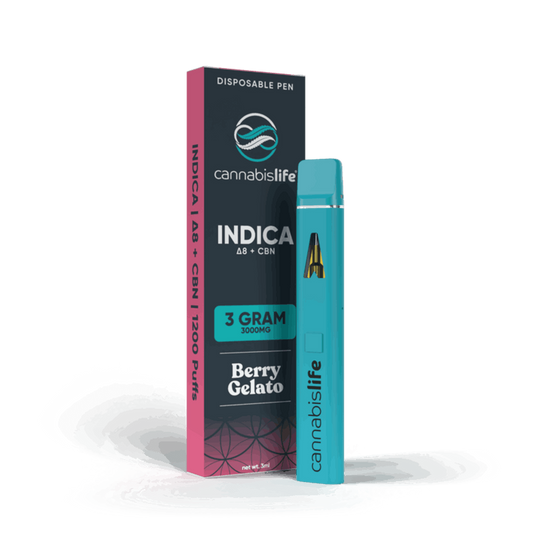 Cannabis Life Delta-8 + CBN Disposable Vape Pen - (3ML) (5 pack)