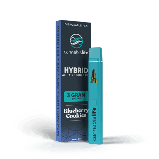 Cannabis Life Delta-8 + D10 + CBG + CBN Disposable Vape Pen - (3ML) (5 pack)