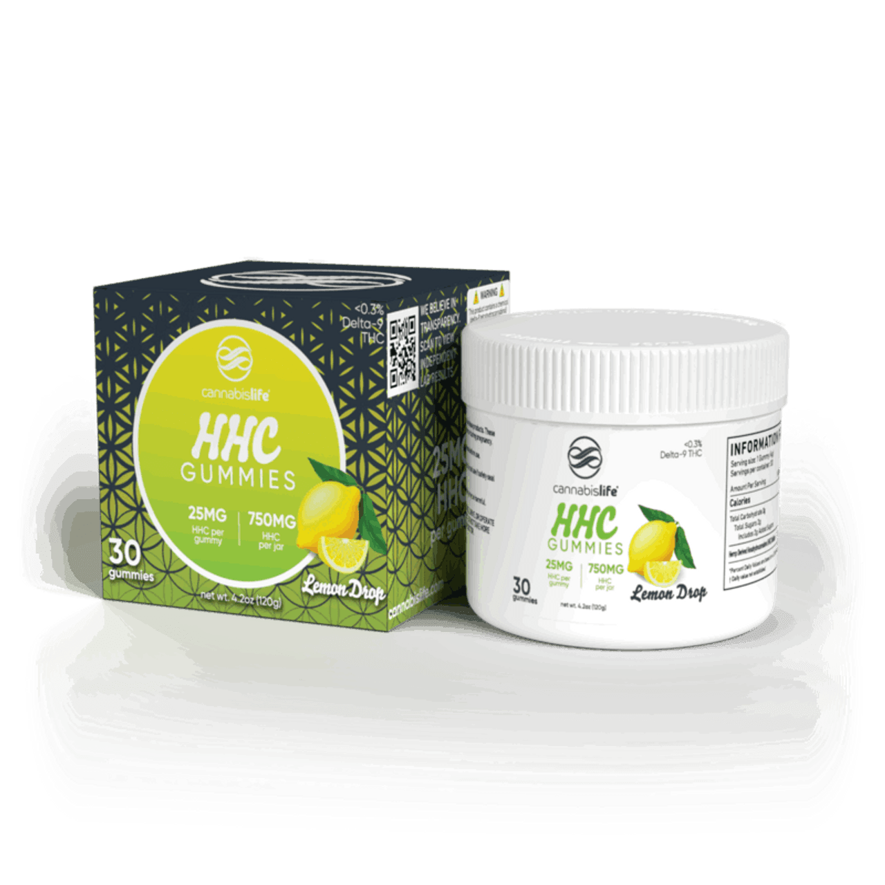 Cannabis Life Blue Razz HHC Gummies - (30ct) 750mg (4 Pack)