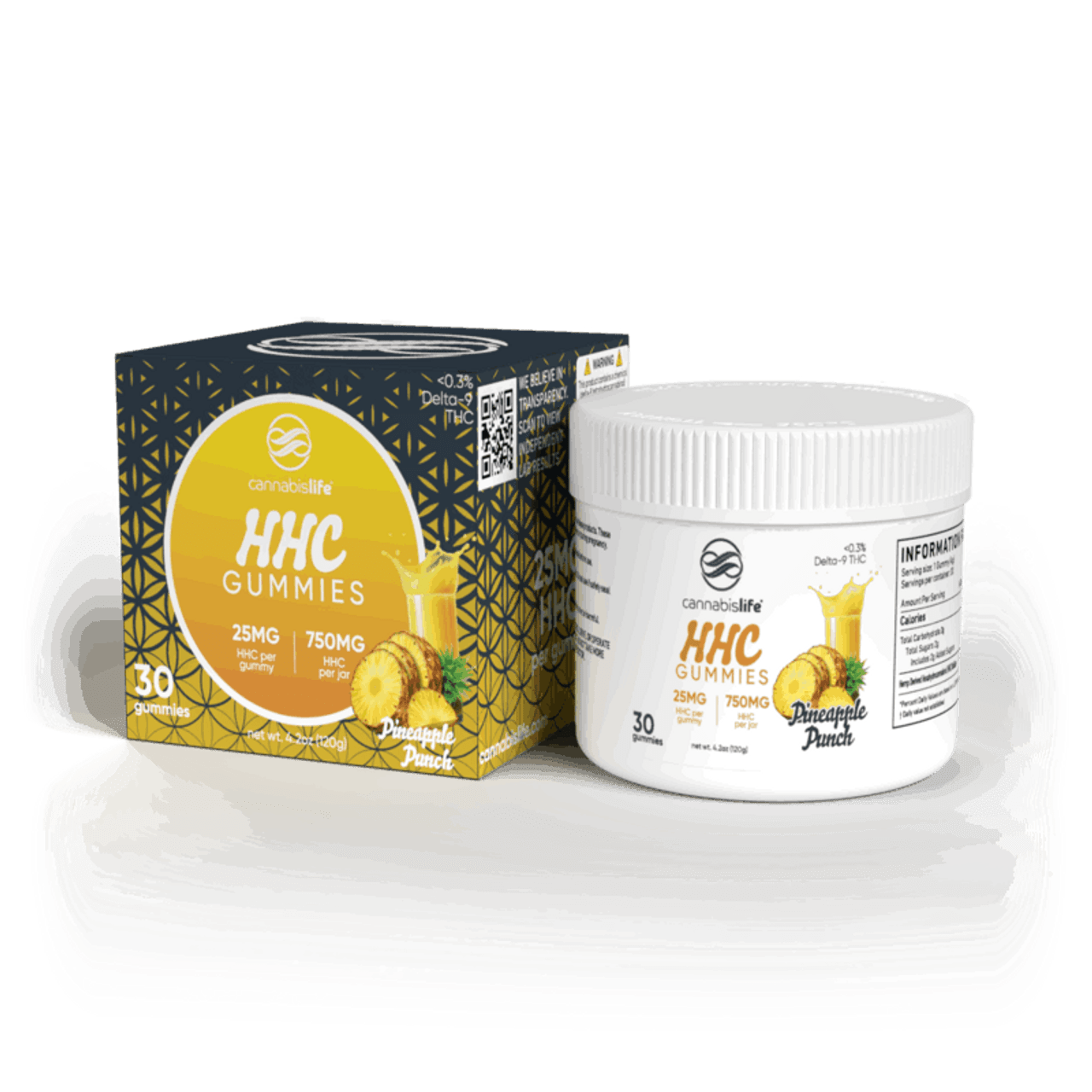 Cannabis Life Blue Razz HHC Gummies - (30ct) 750mg (4 Pack)