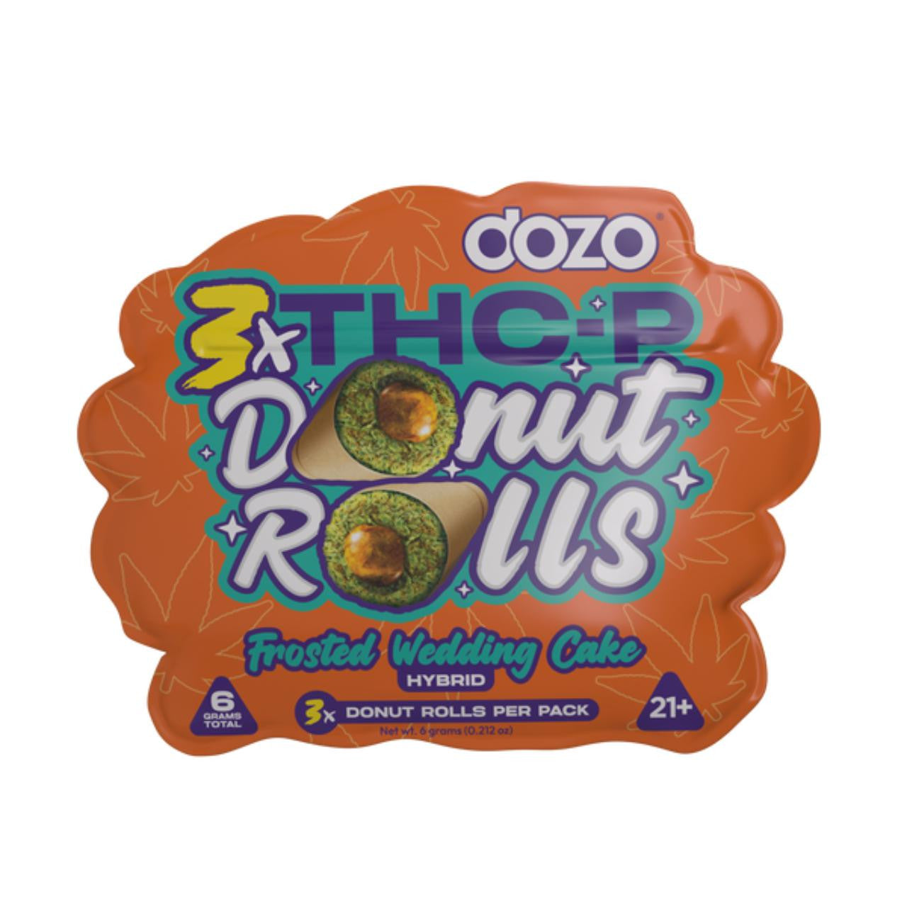 DOZO THCP Donut Roll Prerolls 2G - 3 Count | Premium Hemp Pre-Rolls Florida Compliant