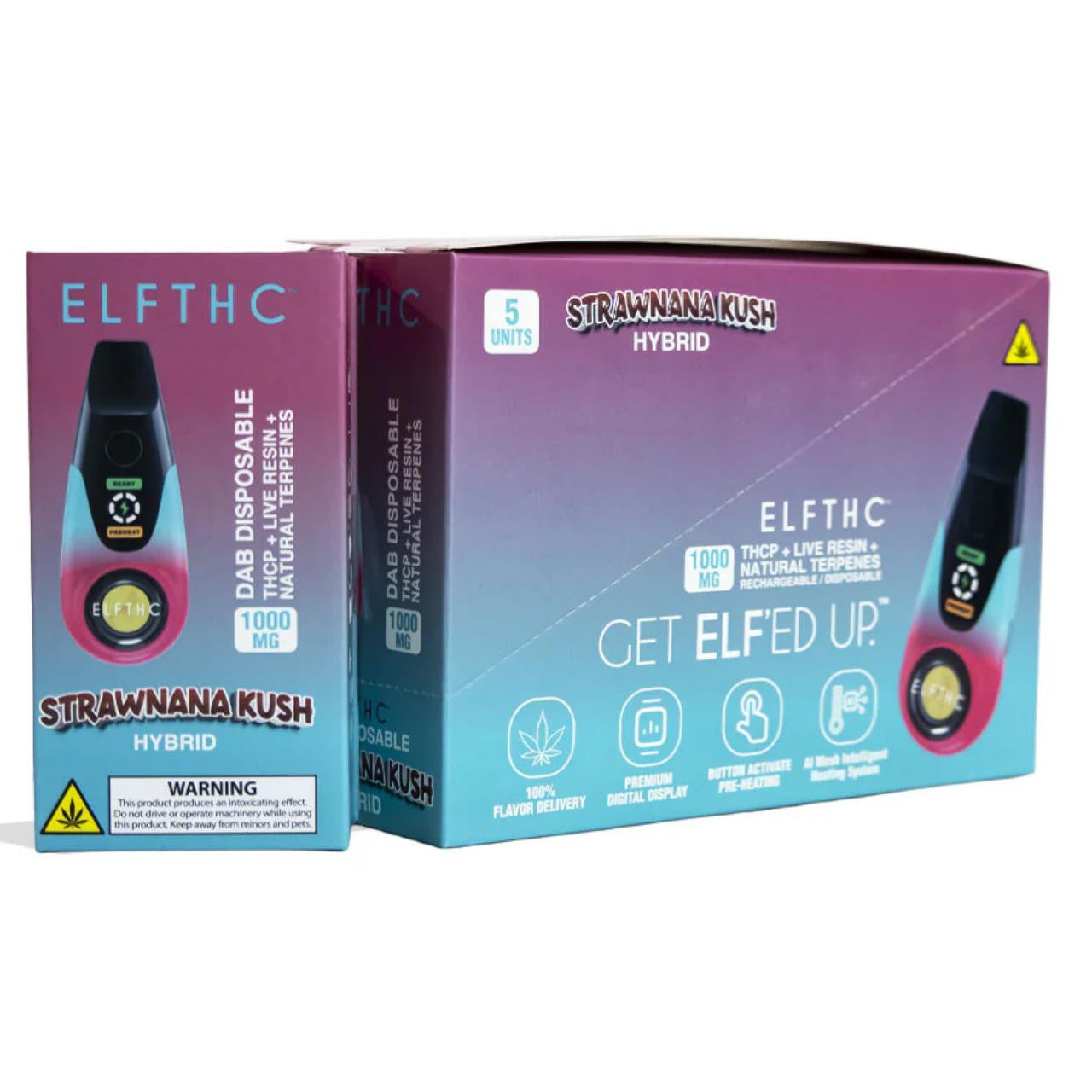 ELFTHC THCP + Live Resin Dab Pen Disposable 1G