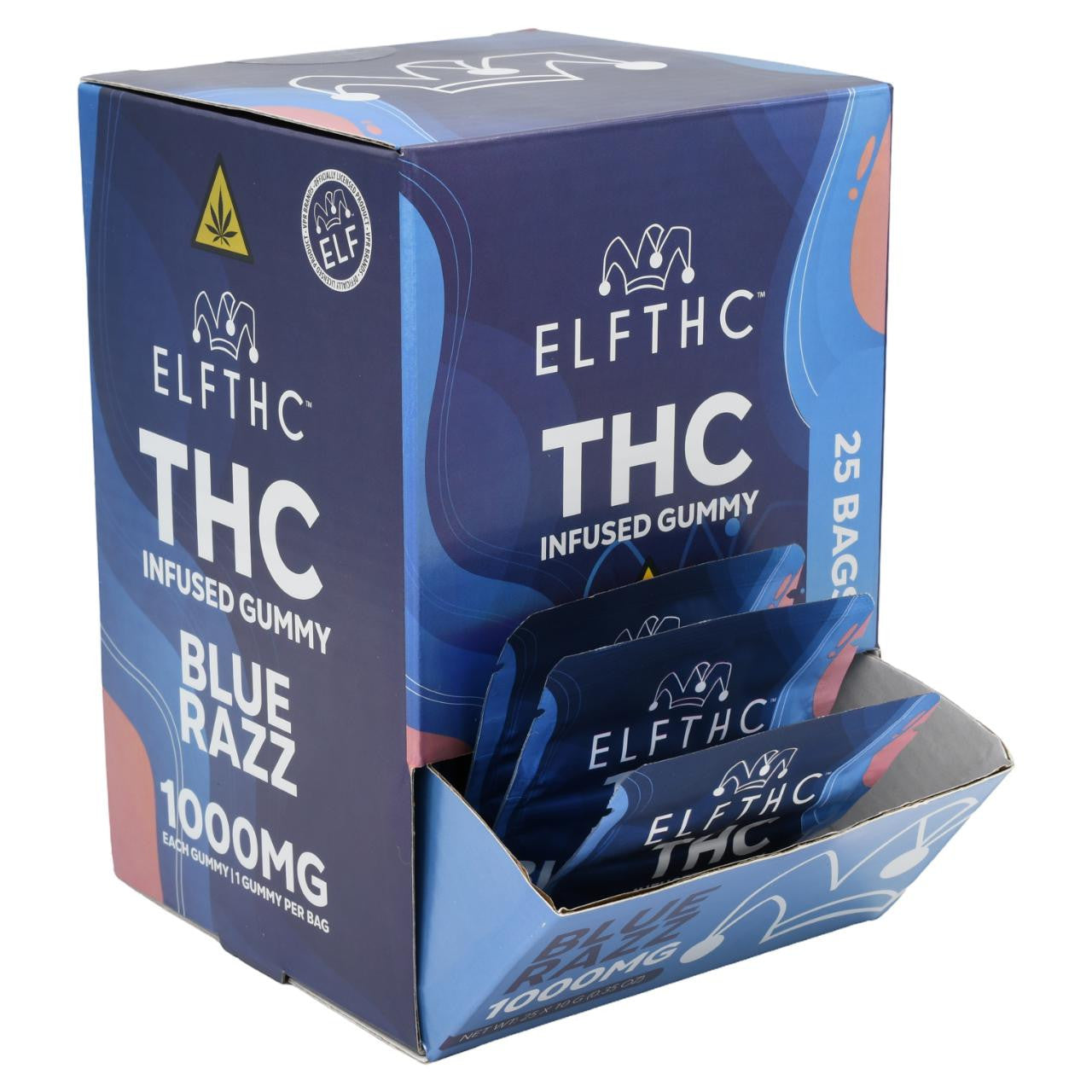 ELFTHC THC Infused Gummies 1000MG-25 CT