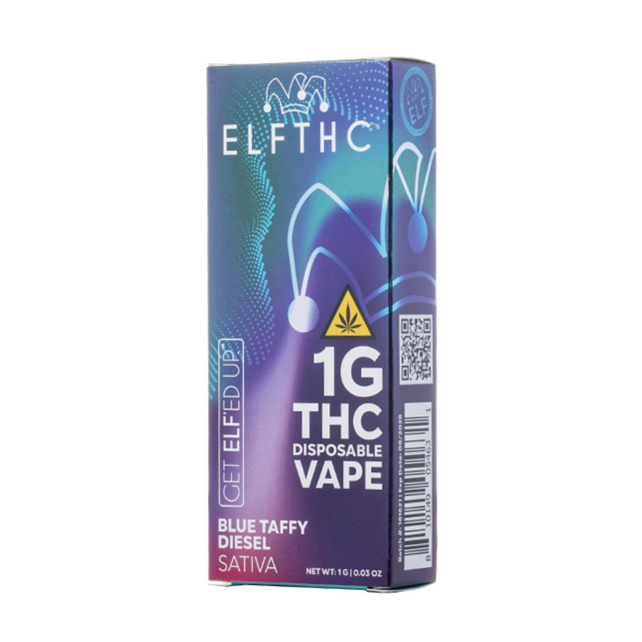 ELF THC Disposable Vape 1G - Delta 8 Delta 9 THC Vape Pen | Premium Hemp Vaporizer