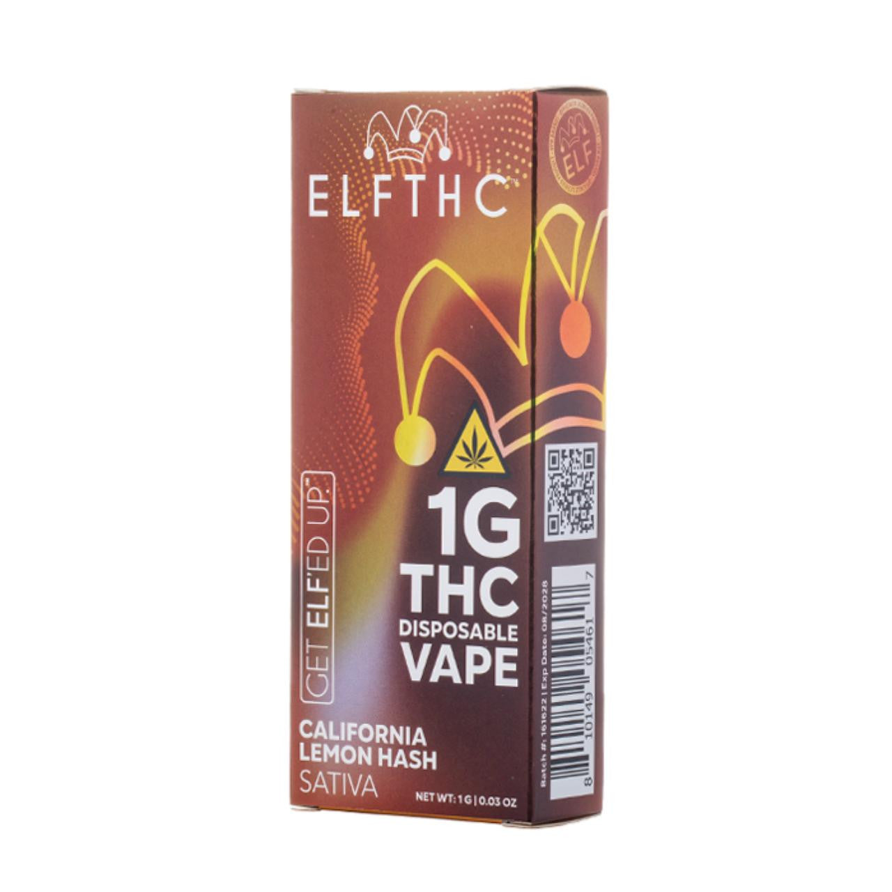 ELF THC Disposable Vape 1G - Delta 8 Delta 9 THC Vape Pen | Premium Hemp Vaporizer