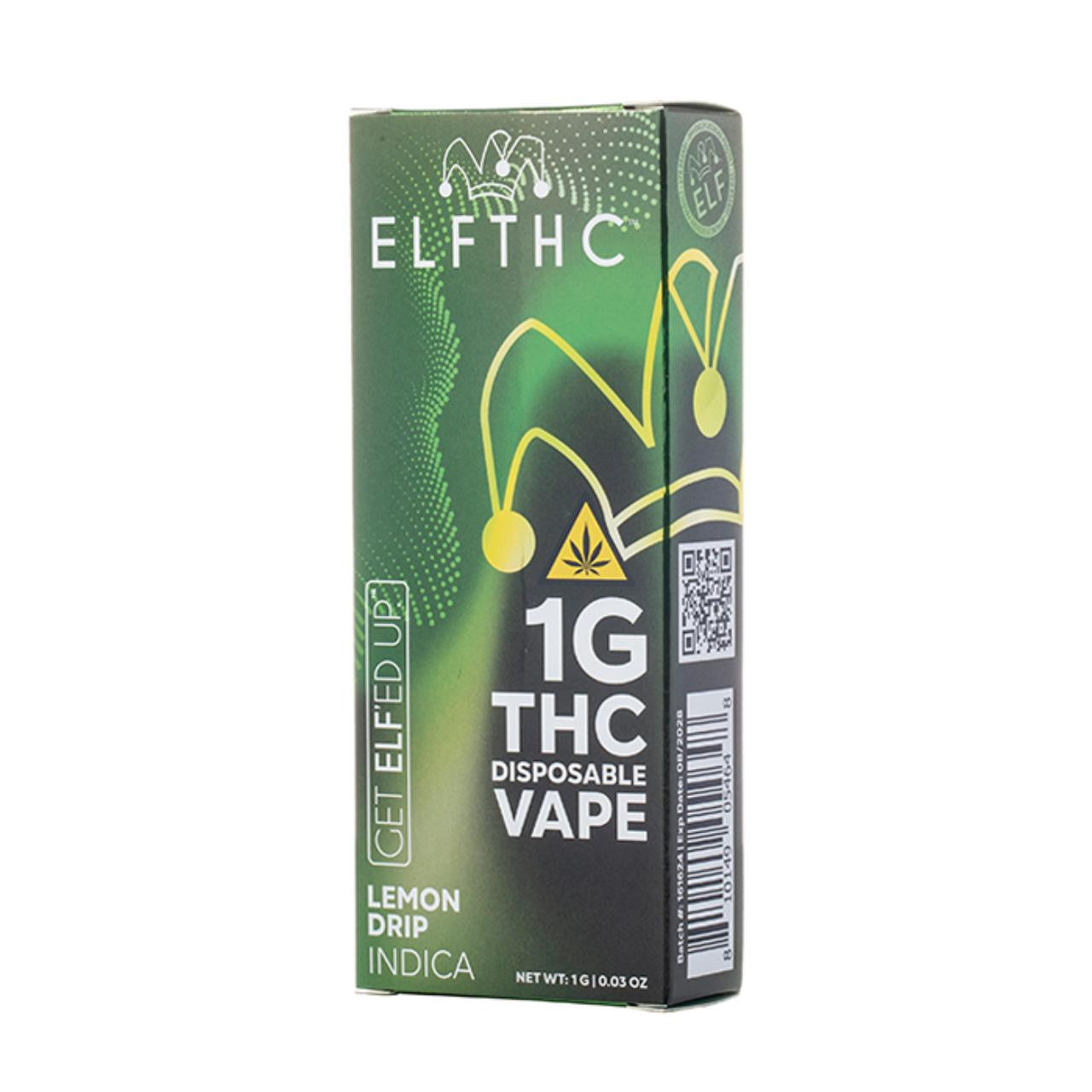 ELF THC Disposable Vape 1G - Delta 8 Delta 9 THC Vape Pen | Premium Hemp Vaporizer