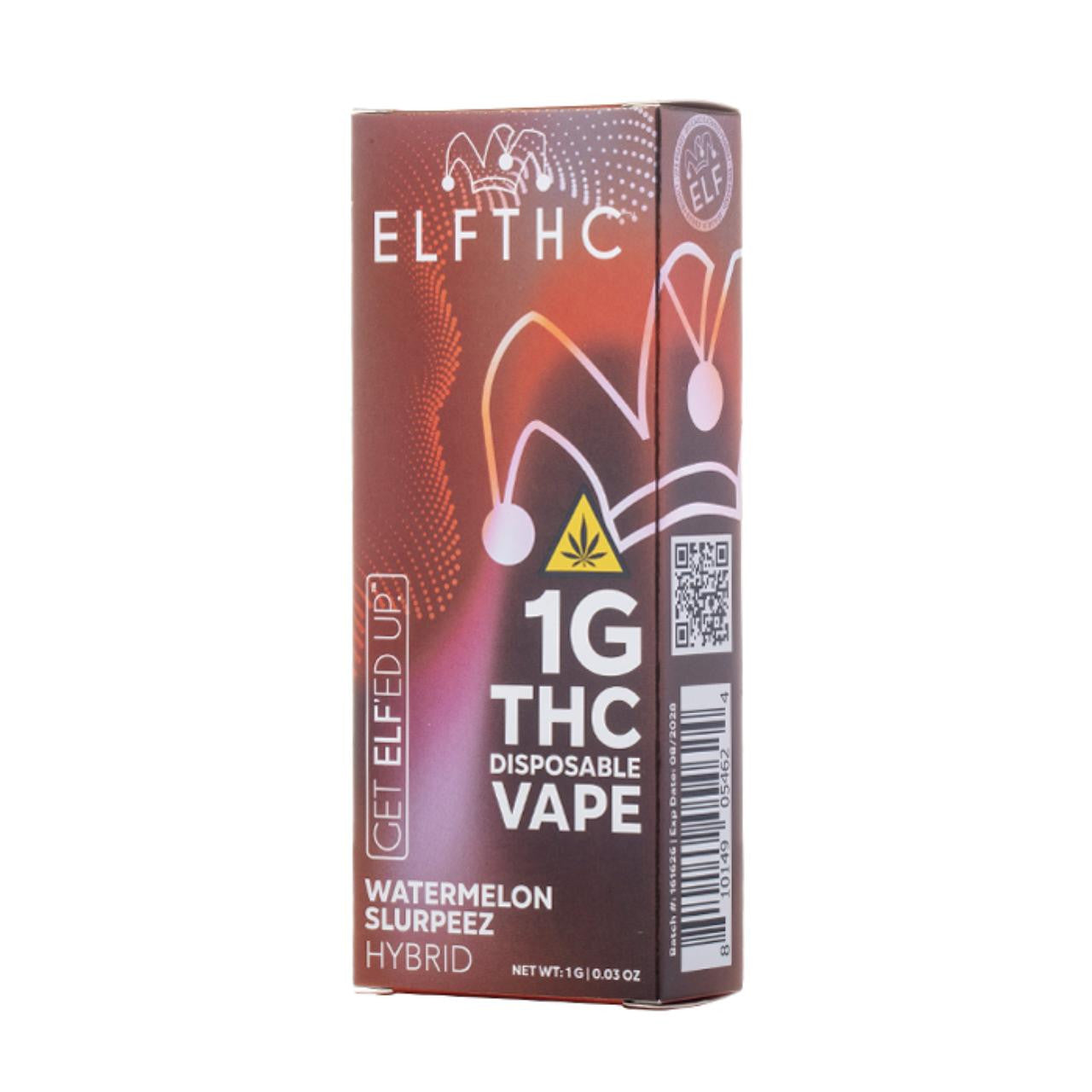 ELF THC Disposable Vape 1G - Delta 8 Delta 9 THC Vape Pen | Premium Hemp Vaporizer