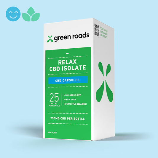 Green Roads Relax CBD Capsules - (30ct) 750mg (PACK OF 4)