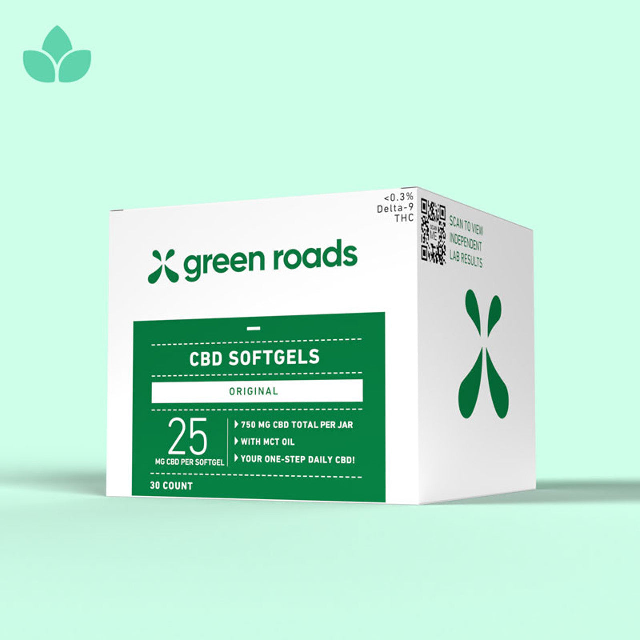 Green Roads CBD Softgels - (30ct) 750mg (PACK OF 4)
