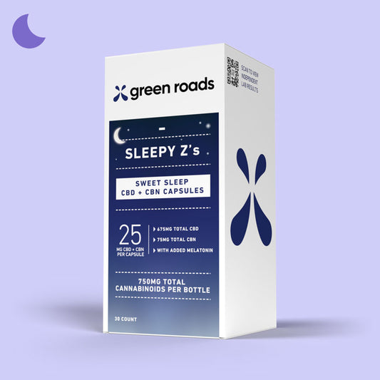Green Roads Sweet Sleep CBD Capsules - (30ct) 750mg (PACK OF 4)
